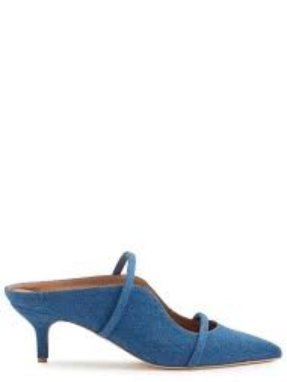 Malone Souliers Maureen 45-2 Indigo Mules Size 39.5